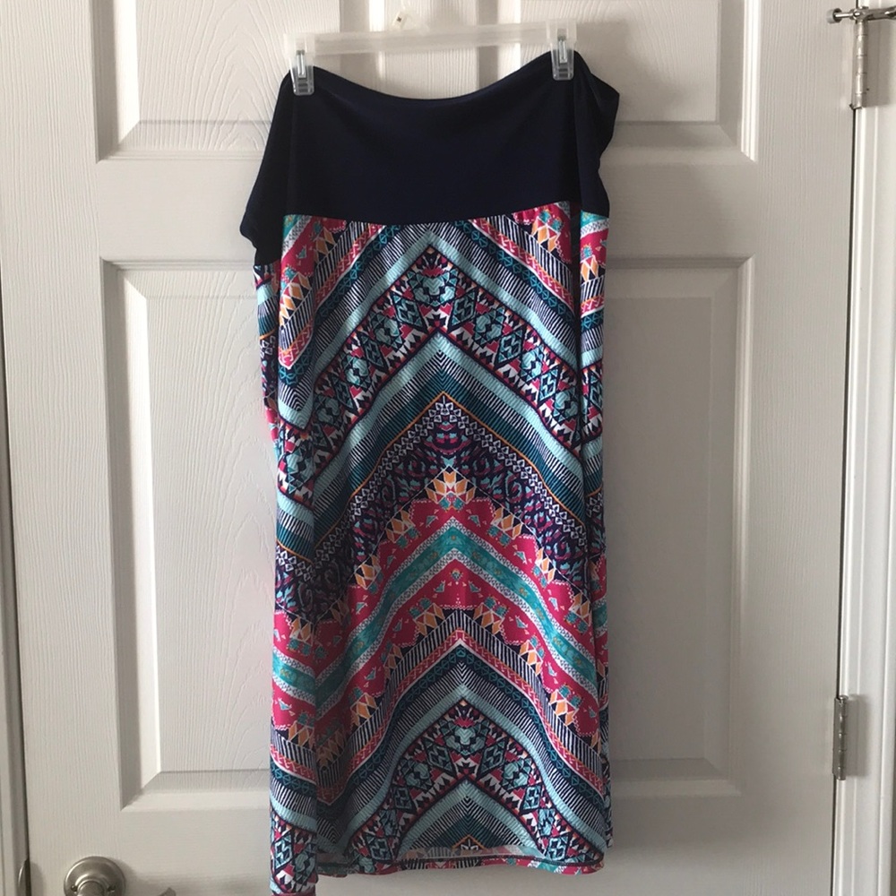 🦖 4/$15 Multicolored Skirt 3xl